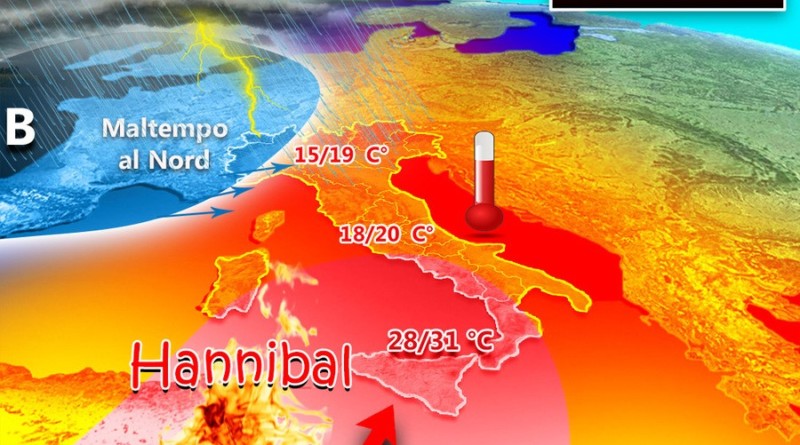 Meteo Pasqua: Hannibal sarà caldo