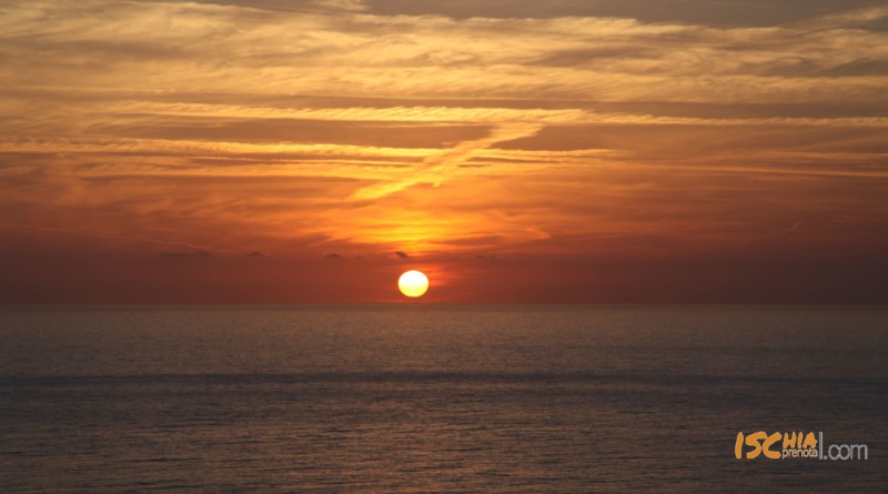 Il tramonto nei parchi termali di Ischia - Forio