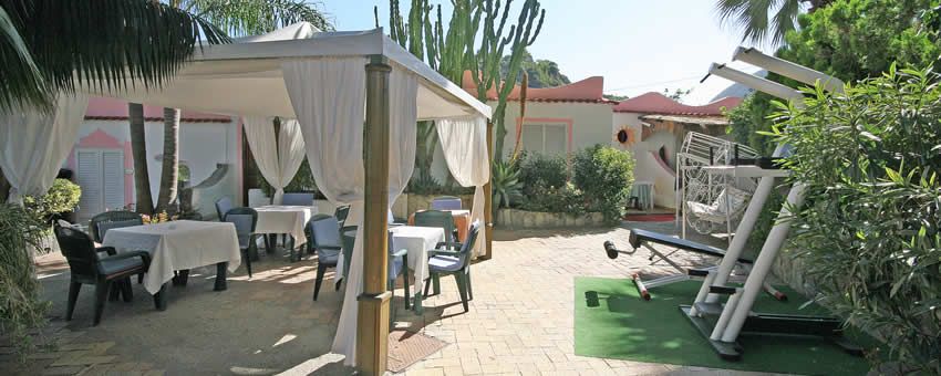 Hotel Terme la Bagattella (Nuova Gestione) - mese di Aprile - Entrata Hotel Terme la Bagattella-Forio d'Ischia