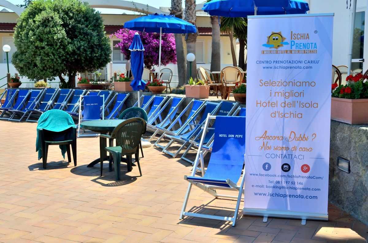 Hotel Terme Don Pepe - mese di Marzo - piscina rollup