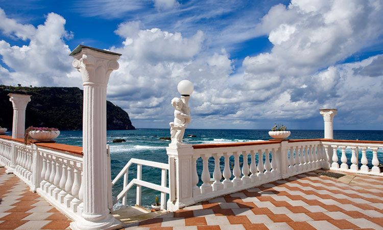 Hotel Riva del Sole - mese di Marzo - terrazza offerte- Forio d'Ischia