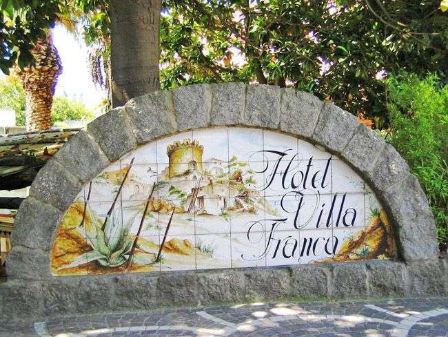 Hotel Villa Franca - mese di Febbraio - Ingresso offerte-Isola d'Ischia