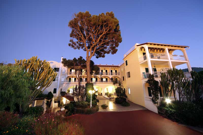 Hotel Hermitage & Park Terme - mese di Gennaio - parco